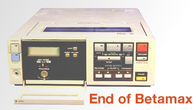 End of Betamax... gunnar_maas / RedShark News