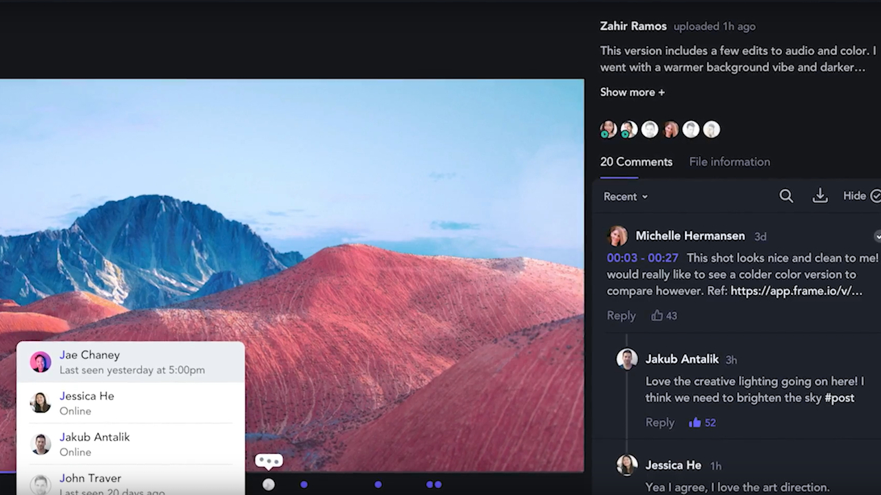 The new Frame.IO UI has been rebuilt from the ground up RedShark