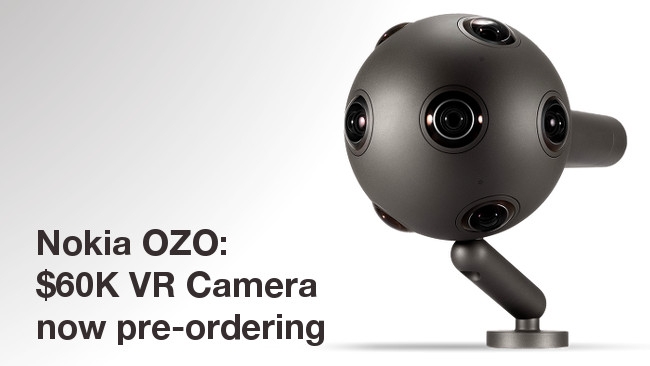 Nokia OZO pre-order Nokia / RedShark News