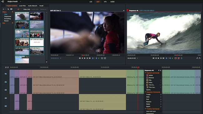 The new Lightworks UI aims to be more intuitive for new users Lightworks