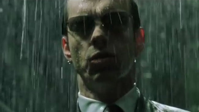 This still from the Matrix sequel demonstrates how light can make rain more visible Warner Bros.