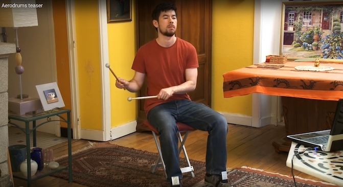 Look, Ma! No kit... Aerodrums