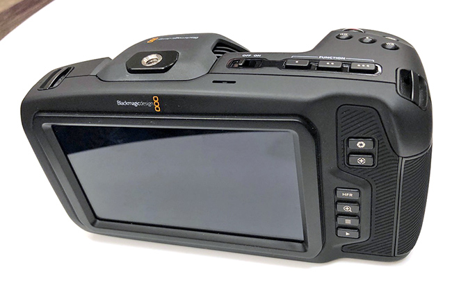 The 4K Blackmagic Pocket Cinema Camera, quite probably
