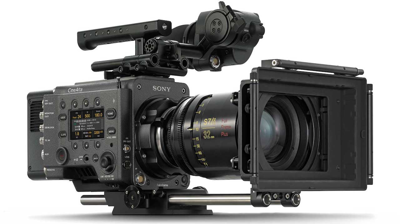 The new Sony VENICE, shown here with a Cooke lens Sony