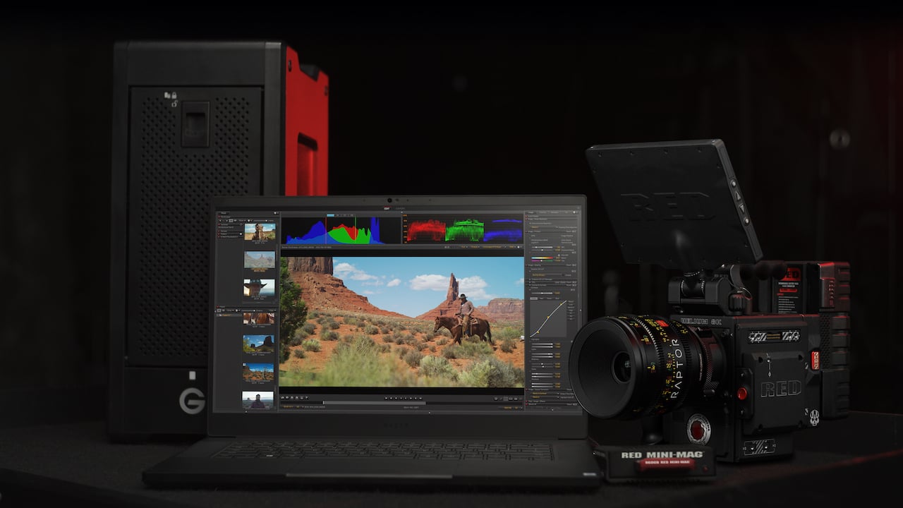 Put all this together and you have an extremely powerful, extremely fast workflow RED/Nvidia