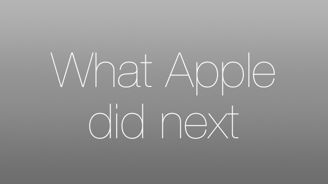 What Apple did next RedShark