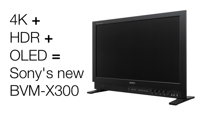 Sony BVM-X300 4K HDR OLED Monitor Sony / RedShark News