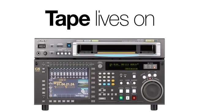Tape lives on Sony