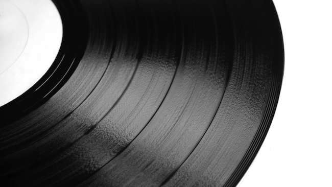 Vinyl close-up: you can get more bass on the outside Shutterstock.com