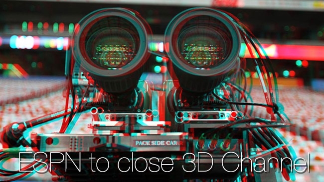 ESPN to close their 3D channel ESPN/Redshark