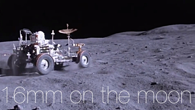 16mm on the moon NASA/RedShark