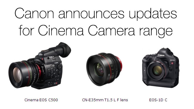 Canon updates their Cinema Cameras Canon/Redshark