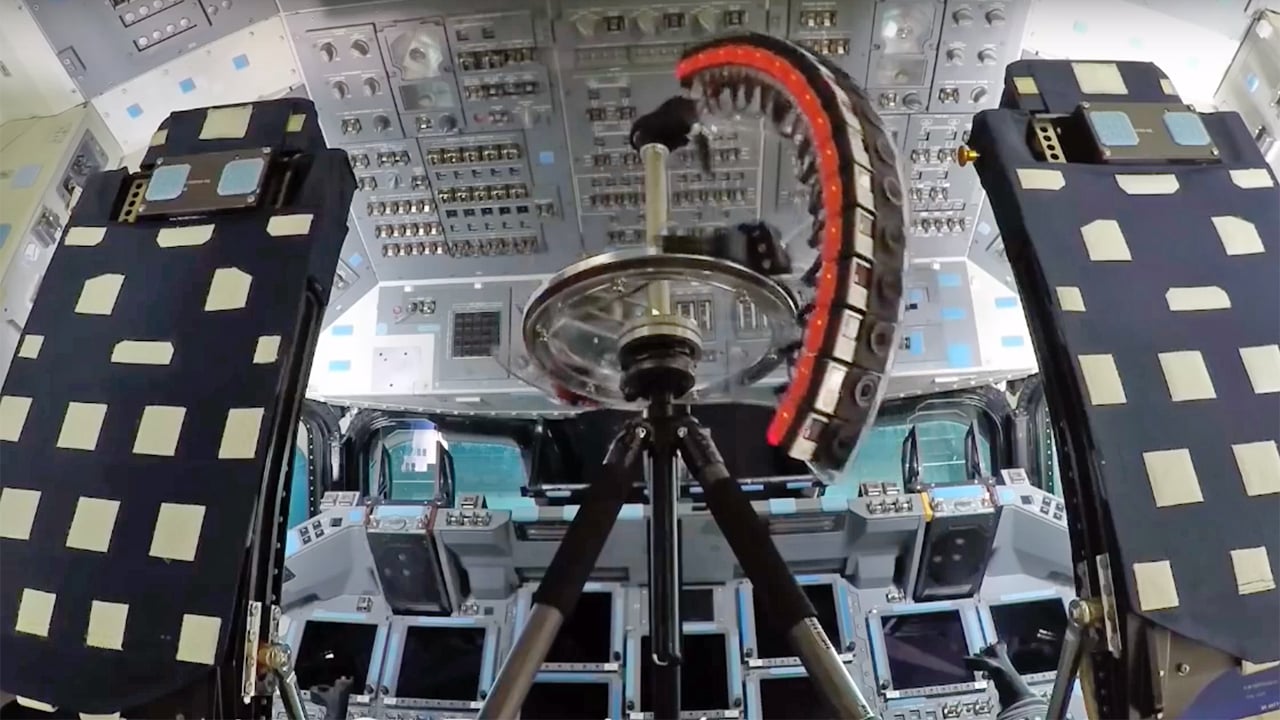 An array of GoPro cameras used to capture a lightfield based VR environment Siggraph