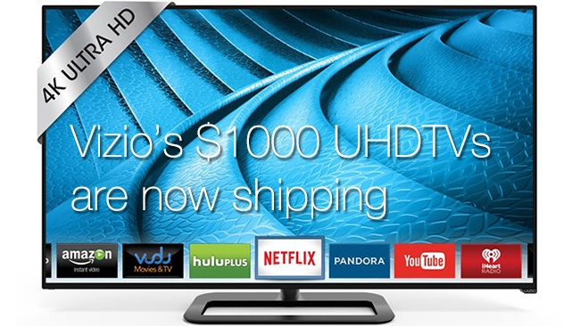 Vizio's $1000 UHDTV Vizio