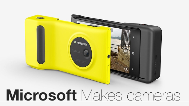 Microsoft makes cameras Nokia