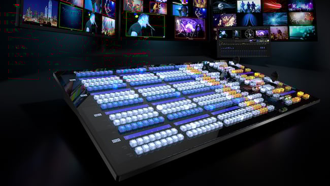 The IP Series VMC1 4S control surface NewTek