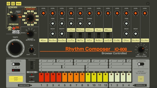 The web-version of the iconic - and slightly unfathomable - interface Vincent Riemer
