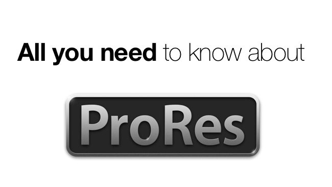 ProRes Apple/RedShark