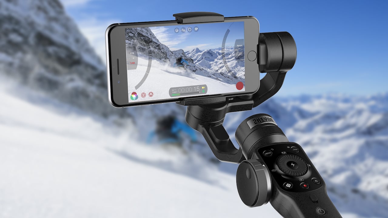 Close integration between software and controller means you hardly need to touch the smartphone screen again FiLMiC