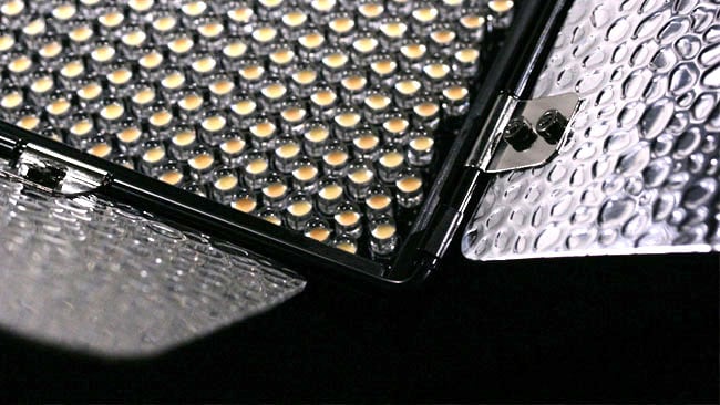 Aputure's panels work well, but they're not intended to replace big HMIs Aputure