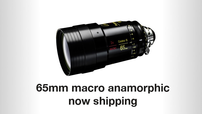 Cooke's 65mm macro anamorphic and more IBC news Cooke Optics / RedShark News