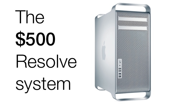 Running Resolve for $500 RedShark News