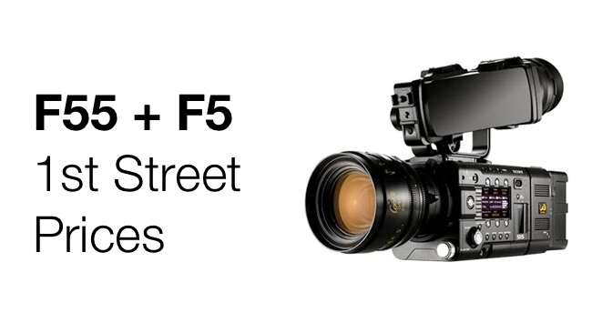 1st street prices Sony/RedShark