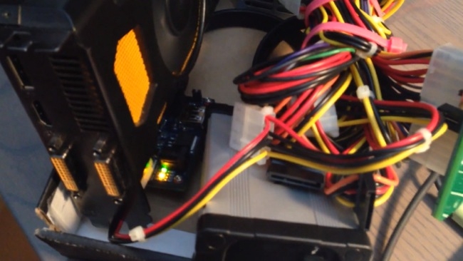 Using an external graphics card via Thunderbolt