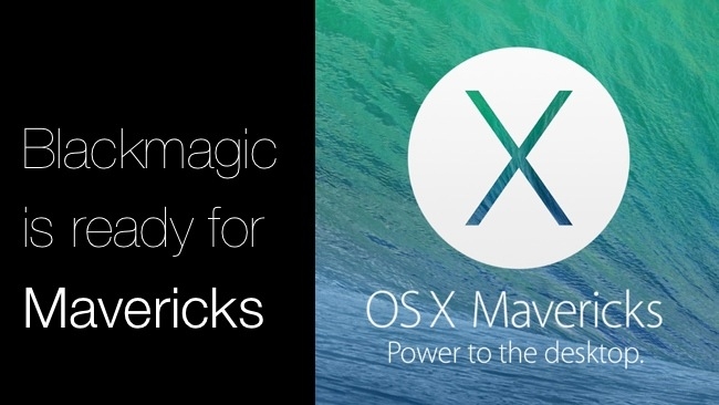 Blackmagic and Mavericks Apple