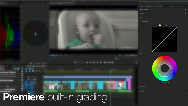 Premier CC 2015 Lumetri Colur Grading Adobe/Casey Faris