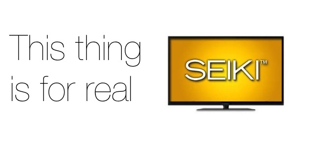 Seiki TV is for real Seiki/RedShark