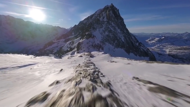 Ridge back: Some impressive flying and even more impressive stabilisation at work Gab707
