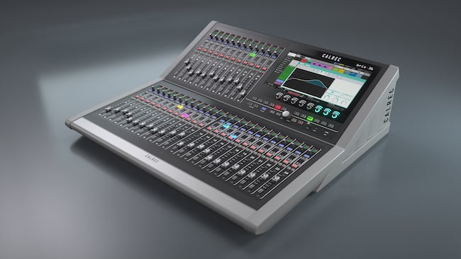Lots of faders in a tiny footprint: Calrec's new Brio console Calrec