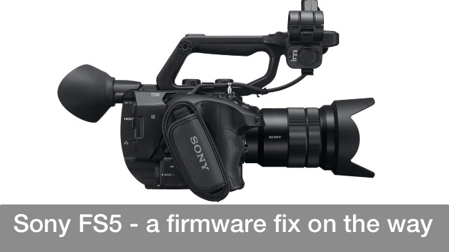 Sony's FS5: a firmware update by the end of Feb Sony/Redshark