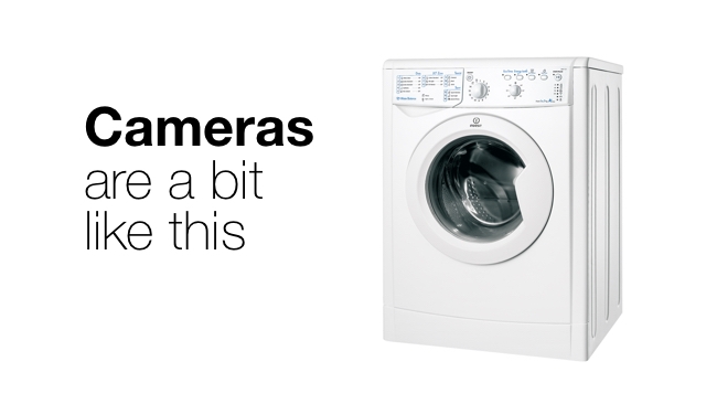 Cameras are like washing machines Indesit/RedShark Publications