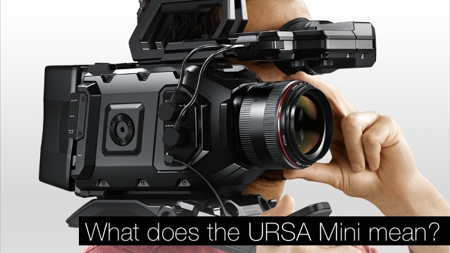 Blackmagic Ursa Mini 4.6K will ship with a rolling shutter sensor... Blackmagic Design / RedShark News