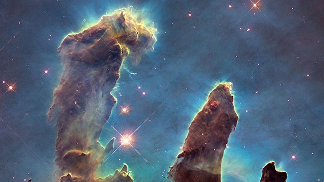 The iconic Pillars of Creation NASA