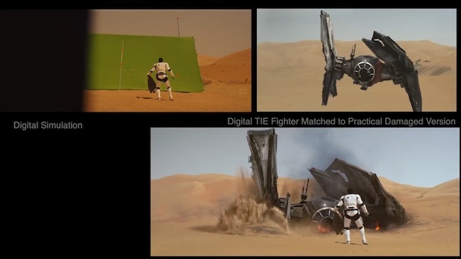 There are 10 minutes of this :-) Disney/Lucasfilm