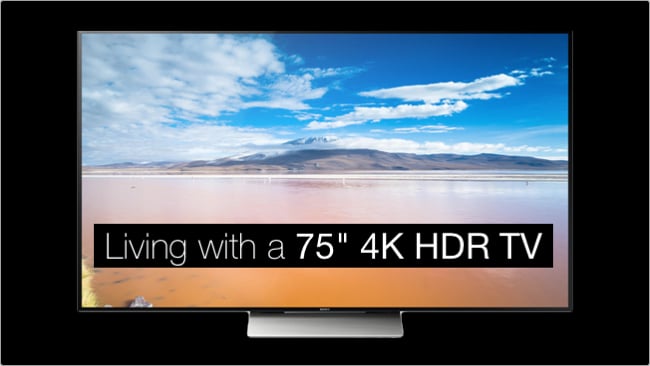 Nearly 4x the real estate of a 40 Sony/RedShark