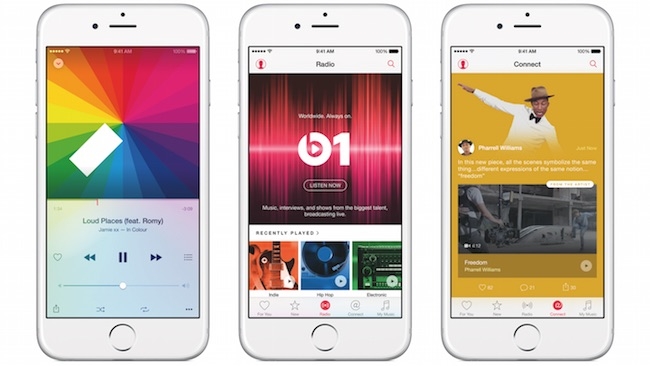 The new, larger screen iPhones provide a better platform for Apple Music Apple