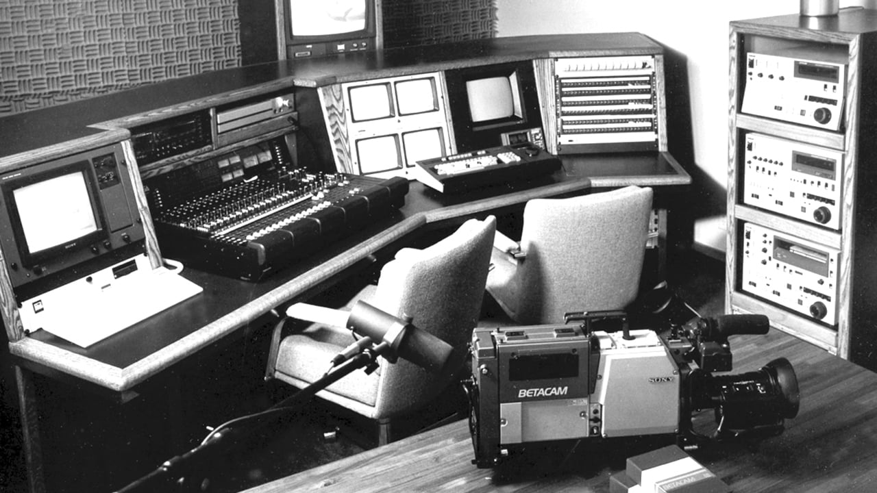 Thankfully edit suites no longer look like this! Frank Beacham