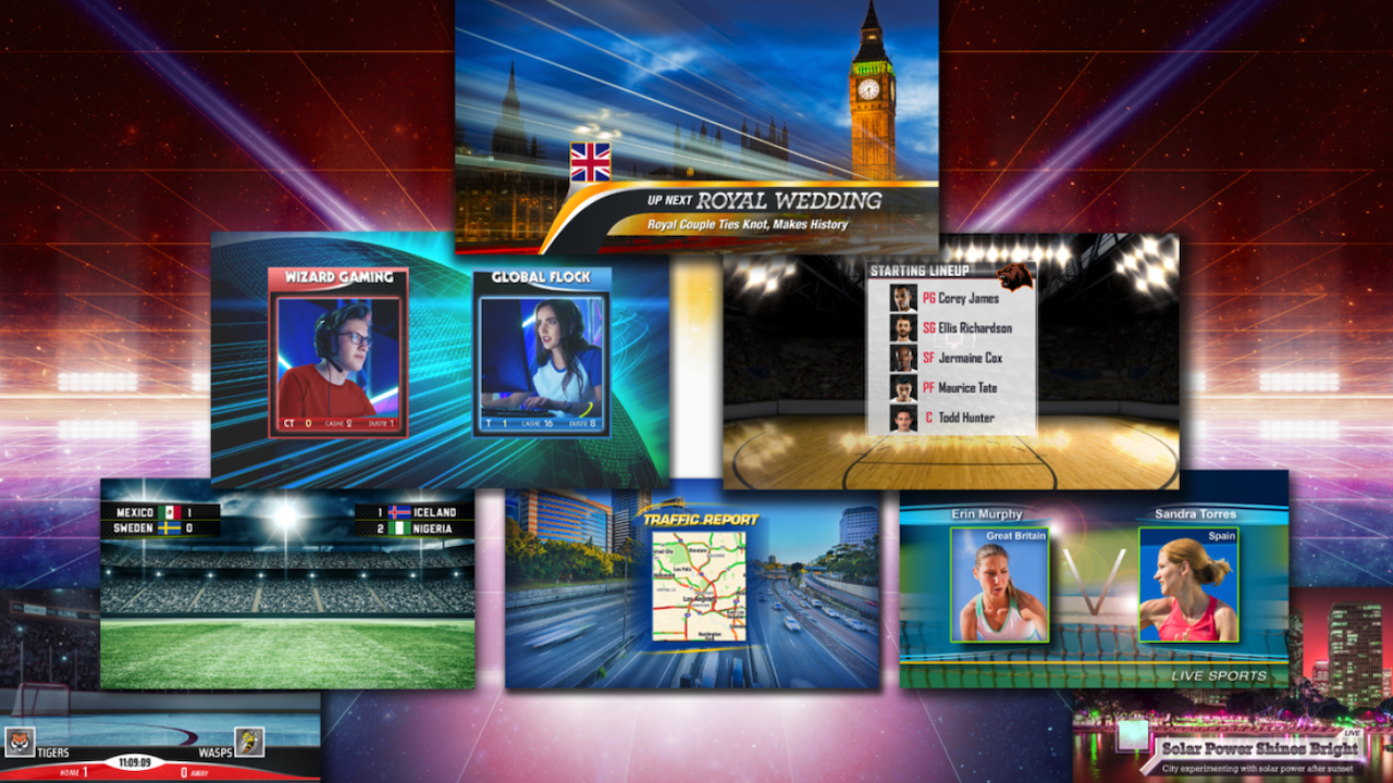 A range of live graphics are now available for NewTek workflows starting from $99 a month NewTek