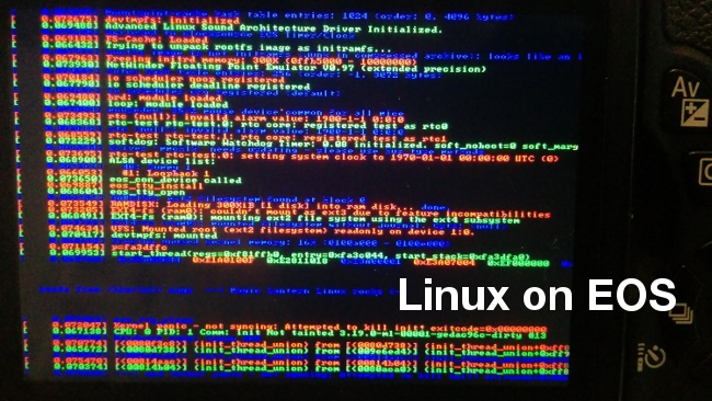 Magic Lantern brings Linux on Canon EOS cameras Magic Lantern forum user 'Sooda' / RedShark News