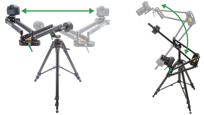 Part of the movement range of the ingenious C-Pan Arm 9.Solutions