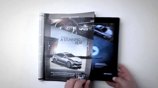 Lexus Print/iPad ad Lexus/RedShark