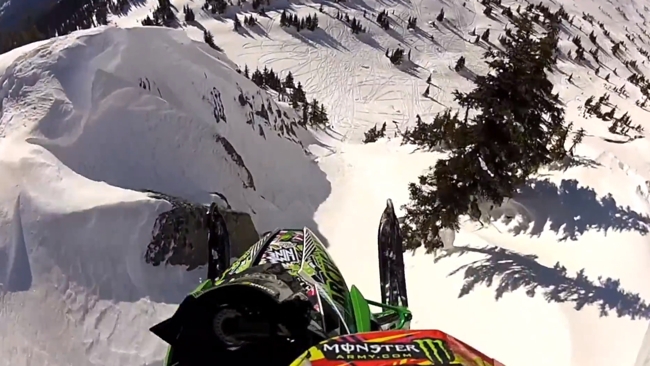 Go Pro goes over a cliff GoPro