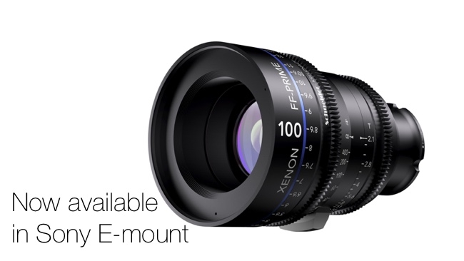 The E-mount is available separately for those that already have one of these Schneider-Kreuznach/RedShark