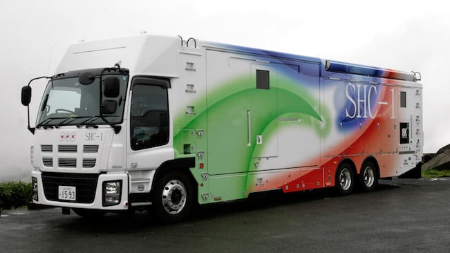 The world's first 8K production truck: NHK's SHC-1 NHK