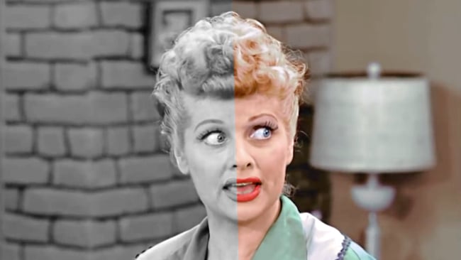 Colorized Lucille Ball Lucille Ball