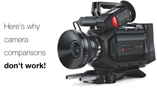 Why camera comparisons don't work Blackmagic Design / RedShark News